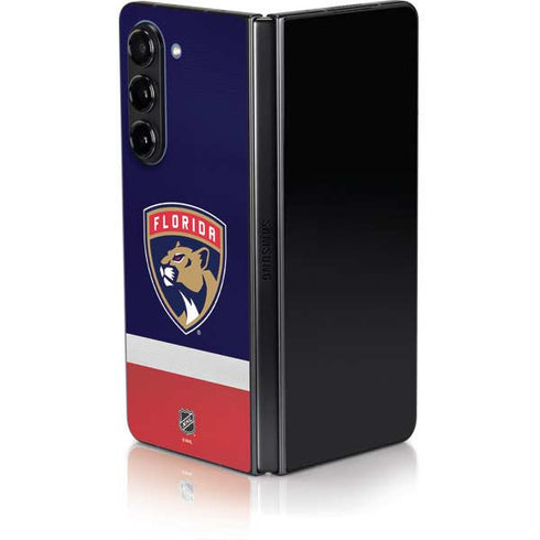 NHL Florida Panthers Alternate Jersey Galaxy Z Fold5 5G Skin